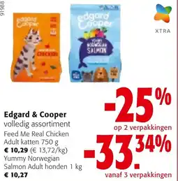 Colruyt Edgard & Cooper volledig assortiment aanbieding