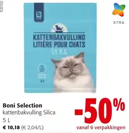 Colruyt boni selection kattenbakvulling silica aanbieding