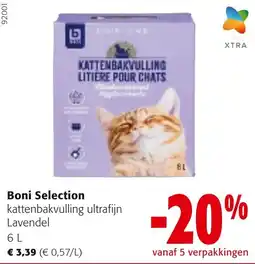 Colruyt boni selection kattenbakvulling ultrafijn aanbieding