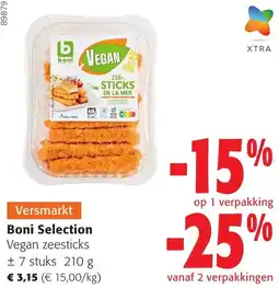 Colruyt Boni Selection Vegan zeesticks aanbieding