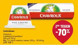 Delhaize Geitenkaas Chavroux aanbieding