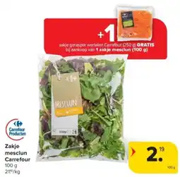 Carrefour Zakje mesclun aanbieding