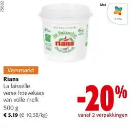 Colruyt Rians la faisselle aanbieding