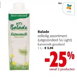 Colruyt Balade Karnemelk gesuikerd aanbieding