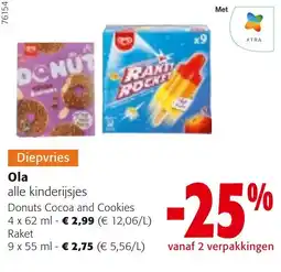 Colruyt Diepvries Ola alle kinderijssjes aanbieding