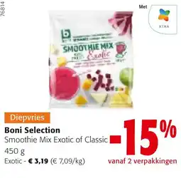 Colruyt Boni Selection Smoothie Mix Exotic of Classic aanbieding