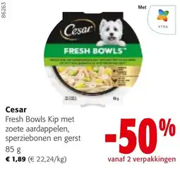 Colruyt Cesar fresh bowls kip aanbieding