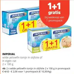 Spar imperial wilde yellowfin tonijn aanbieding