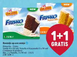 Delhaize Roomijs op een stokje aanbieding
