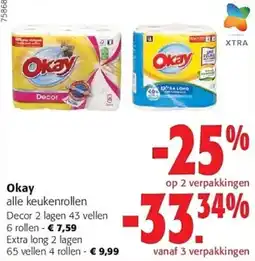 Colruyt Okay alle keukenrollen aanbieding