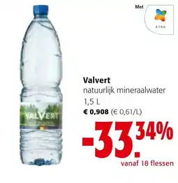 Colruyt Valvert natuurlijk mineraalwater aanbieding