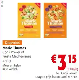 Colruyt Marie thumas cooli power of fiesta mediterranea aanbieding