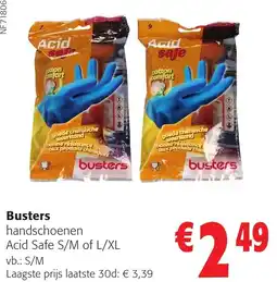 Colruyt Busters handschoenen aanbieding