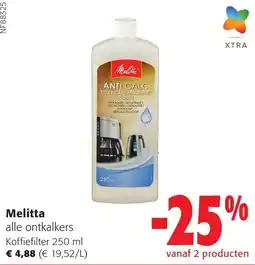 Colruyt Melitta alle ontkalkers aanbieding
