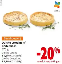 Colruyt Quiche Lorraine of Geitenkaas aanbieding