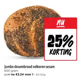 Jumbo Jumbo desembrood volkoren sesam aanbieding