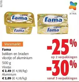 Colruyt Fama bakken en braden aanbieding