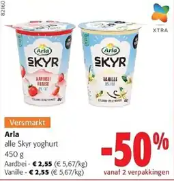 Colruyt Arla skyr yoghurt aanbieding