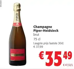 Colruyt Champagne Piper-heidsieck brut aanbieding