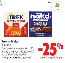 Colruyt Trek of Nakd alle bars aanbieding
