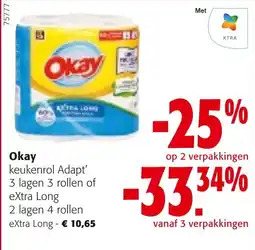 Colruyt Okay keukenrol aanbieding
