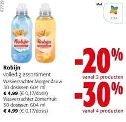 Colruyt Robijn volledig assortiment aanbieding