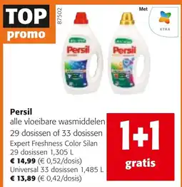 Colruyt Persil alle vloeibare wasmiddelen aanbieding