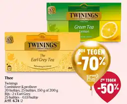 Delhaize Thee Twinings aanbieding