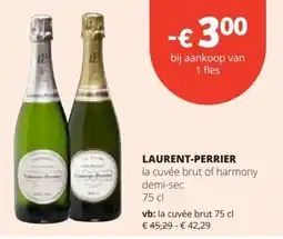 Spar la cuvée brut of harmony aanbieding