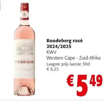 Colruyt Roodeberg rosé aanbieding