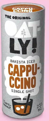 Delhaize Oatly barista iced cappuccino single shot aanbieding