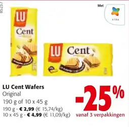 Colruyt LU Cent Wafers aanbieding