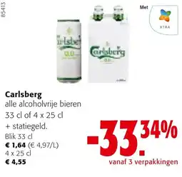 Colruyt Carlsberg alle alcoholvrije bieren aanbieding