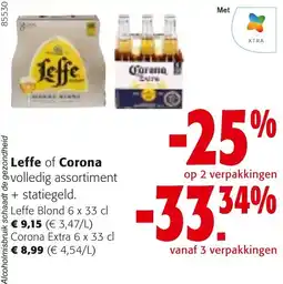 Colruyt Leffe of Corona aanbieding