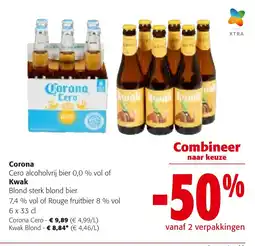 Colruyt Corona Cero of Kwak aanbieding