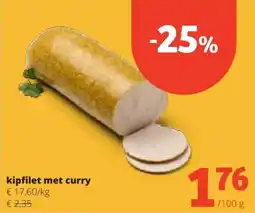 Spar kipfilet met curry aanbieding