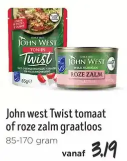 Jumbo john west twist tomaat of roze zalm graatloos aanbieding
