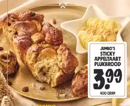 Jumbo Jumbo's sticky appeltaart plukbrood aanbieding
