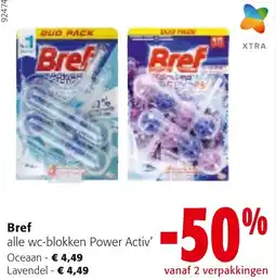 Colruyt Bref alle wc-blokken Power Activ' aanbieding
