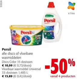 Colruyt Persil alle discs of vloeibare wasmiddelen aanbieding