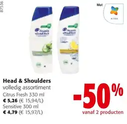 Colruyt Head & Shoulders volledig assortiment aanbieding