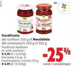Colruyt Fiordifrutta alle confituur of Nocciolata alle smeerpasta's aanbieding