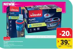 Carrefour reinigingssysteem spin mop aanbieding