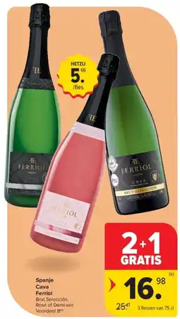 Carrefour Spanje Cava Ferriol aanbieding