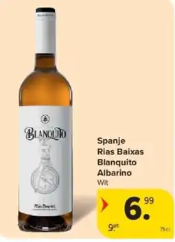 Carrefour Spanje Rias Baixas Blanquito Albarino Wit aanbieding