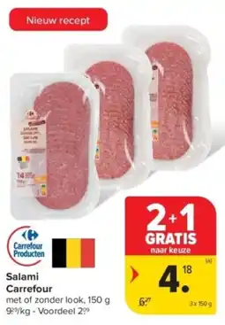 Carrefour Salami Carrefour aanbieding