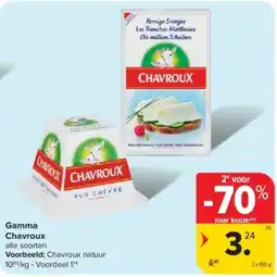 Carrefour Chavroux aanbieding