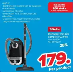 Carrefour Stofzuiger met zak Complete C2 Flex aanbieding