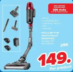 Carrefour Rowenta steelstofzuiger aanbieding
