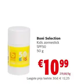 Colruyt Boni Selection kids zonnestick aanbieding